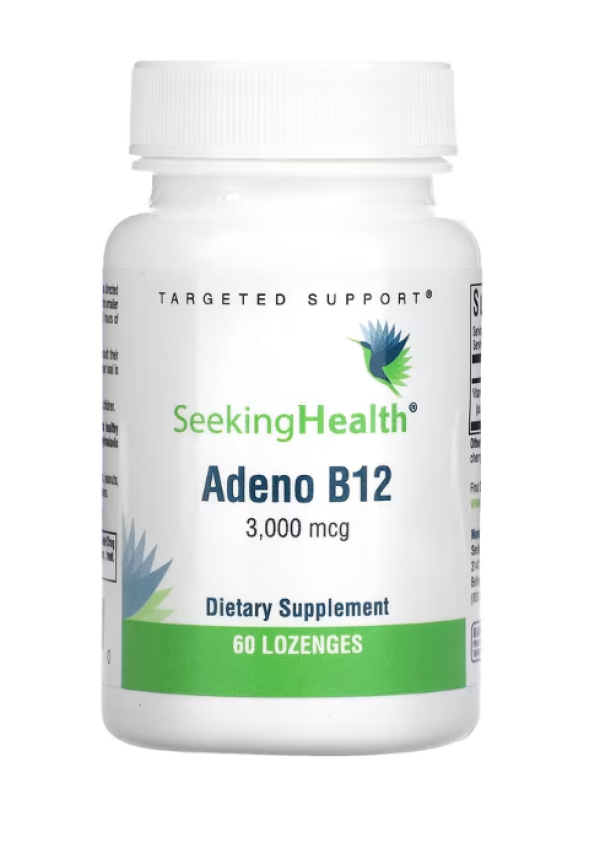 Seeking Health, Adeno B12, 3,000 mcg, 60 Lozenge
