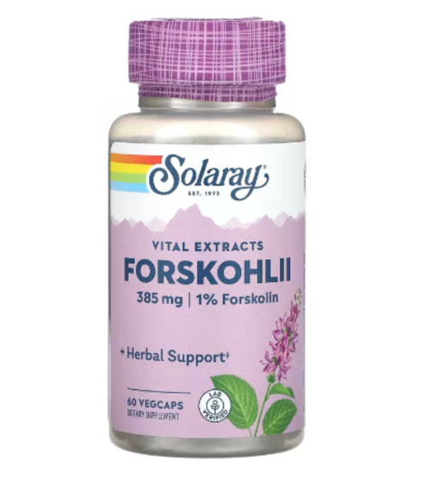 Solaray, Vital Extracts, Forskohlii, 385 mg, 60 VegCaps