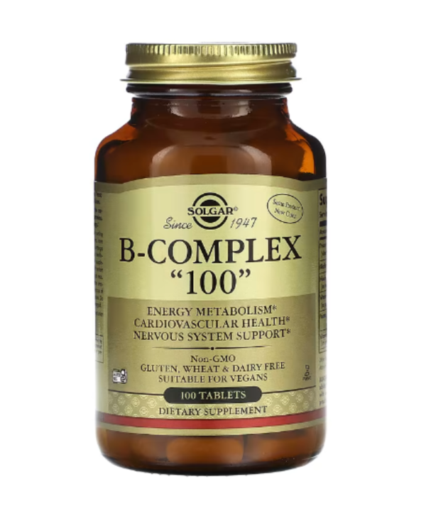 Solgar, B-Complex "100", 100 Tablets