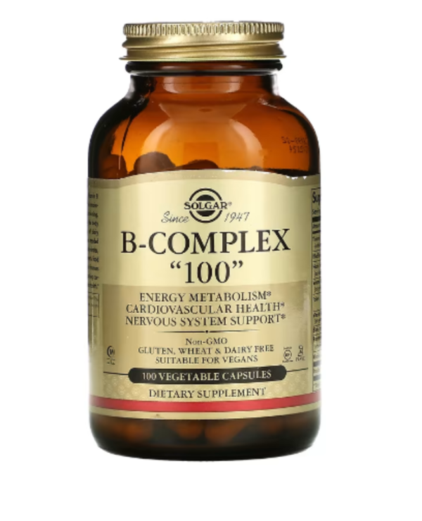 Solgar, B-Complex "100", 100 Vegetable Capsules