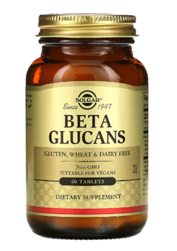 Solgar, Beta Glucans, 60 Tablets