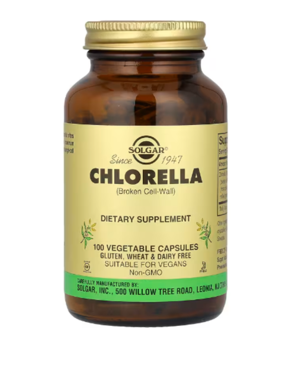 Solgar, Chlorella (Broken Cell-Wall), 100 Vegetable Capsules