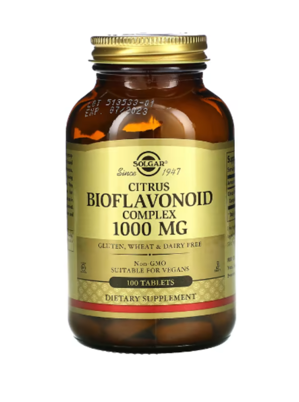 Solgar, Citrus Bioflavonoid Complex, 1,000 mg, 100 Tablets