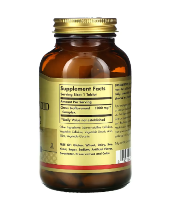 Solgar, Citrus Bioflavonoid Complex, 1,000 mg, 100 Tablets