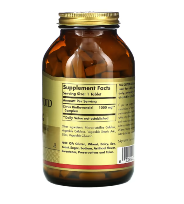 Solgar, Citrus Bioflavonoid Complex, 1,000 mg, 250 Tablets