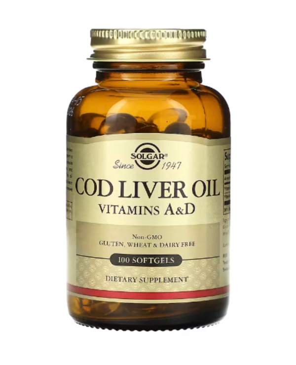 Solgar, Cod Liver Oil, 100 Softgels