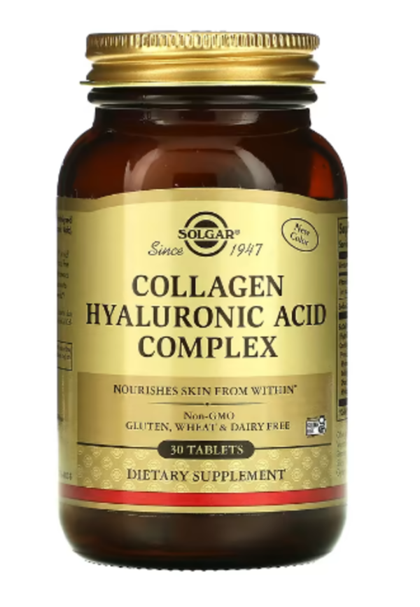 Solgar, Collagen Hyaluronic Acid Complex, 30 Tablets