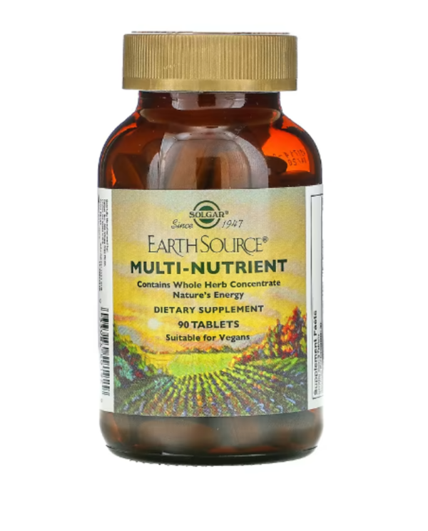 Solgar, Earth Source, Multi-Nutrient, Providing Whole Food Concentrates, 90 Tablets