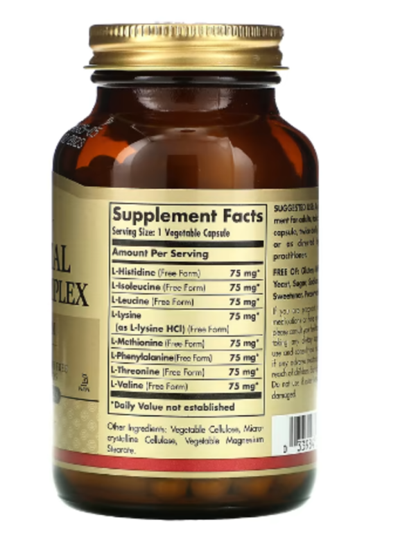 Solgar, Essential Amino Complex, 90 Vegetable Capsules