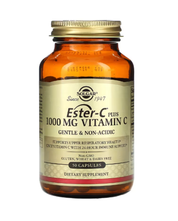 Solgar, Ester-C Plus, Vitamin C, 1,000 mg, 50 Capsules