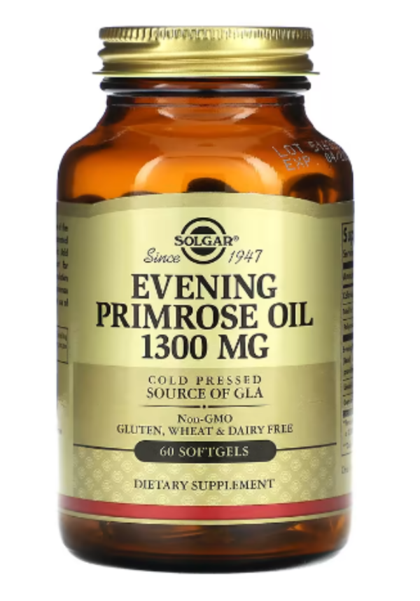 Solgar, Evening Primrose Oil, 1,300 mg, 60 Softgels