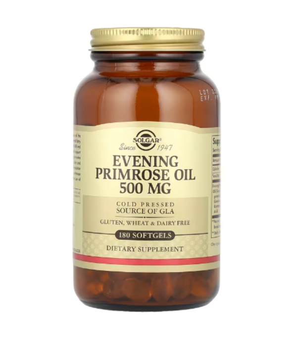 Solgar, Evening Primrose Oil, 500 mg, 180 Softgels