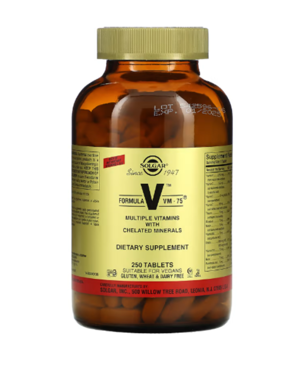 Solgar, Formula VM-75, 250 Tablets