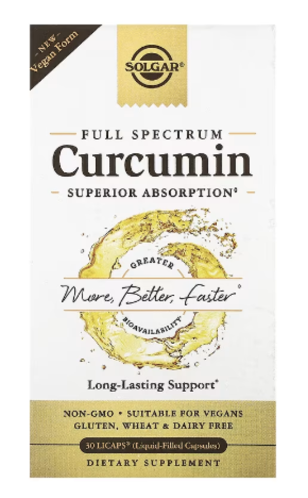 Solgar, Full Spectrum Curcumin, 30 LiCaps