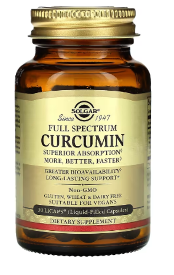 Solgar, Full Spectrum Curcumin, 30 LiCaps