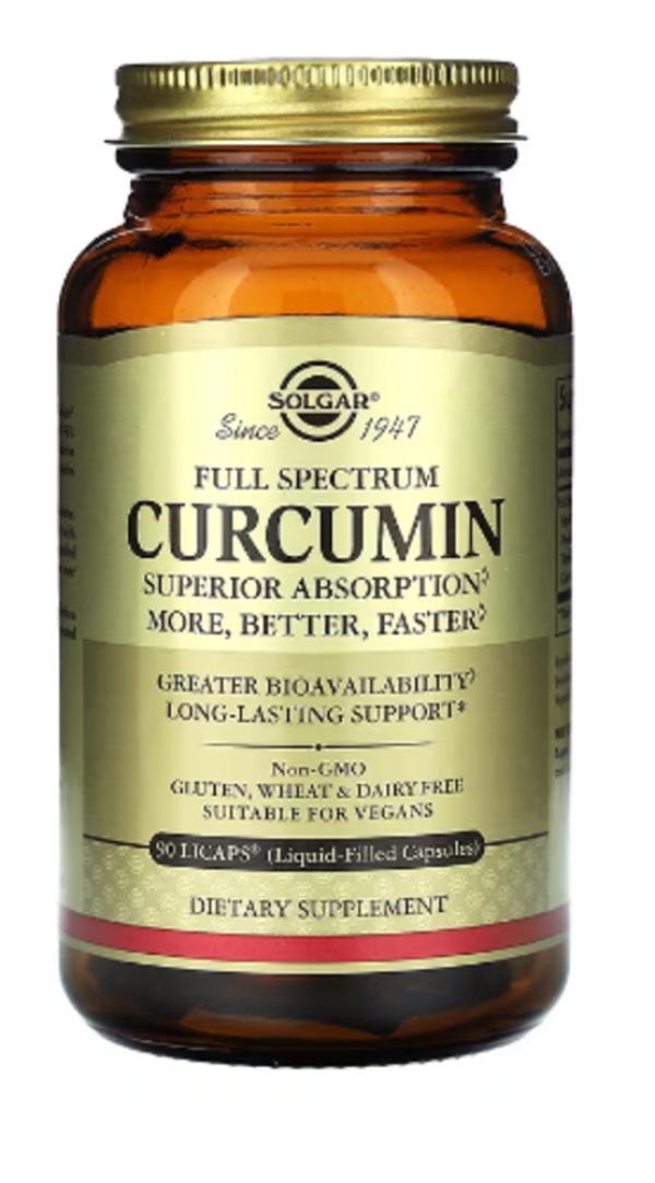 Solgar, Full Spectrum Curcumin, 90 LiCaps