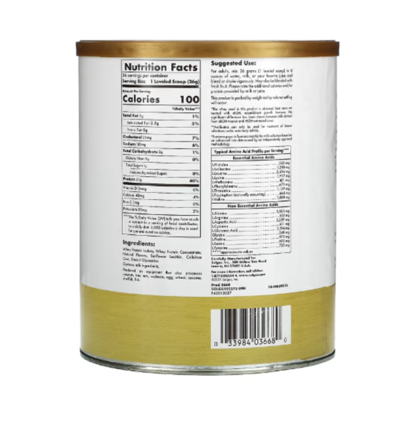 Solgar, Grass Fed Whey To Go, Protein Powder, Vanilla, 2 lb (936 g)