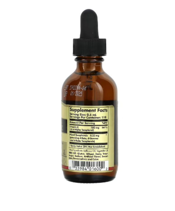 Solgar, Liquid Vitamin E, 2 fl oz (59 ml)