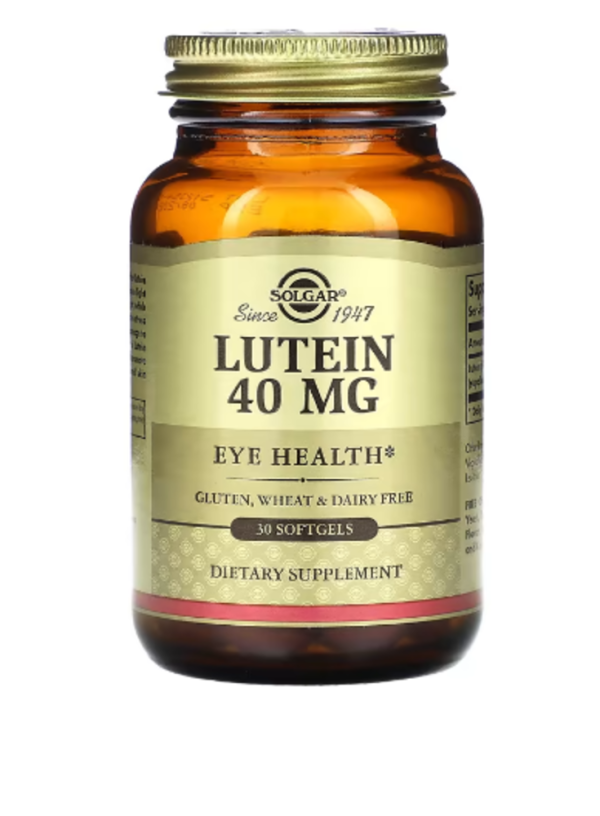 Solgar, Lutein, 40 mg, 30 Softgels