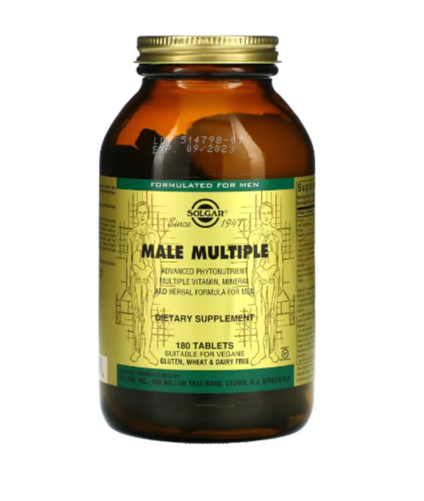 Solgar, Male Multiple, 180 Tablets