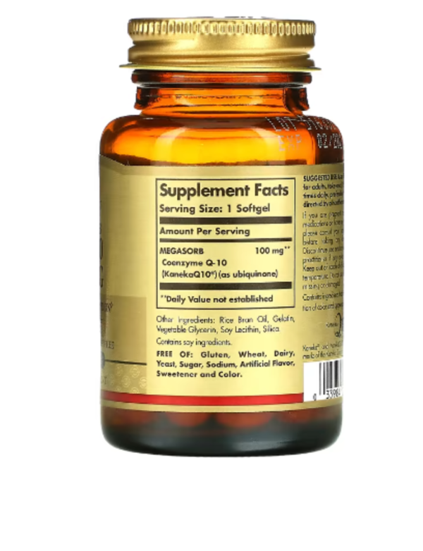 Solgar, Megasorb CoQ-10, 100 mg, 90 Softgels