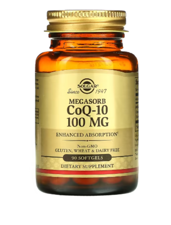Solgar, Megasorb CoQ-10, 100 mg, 90 Softgels