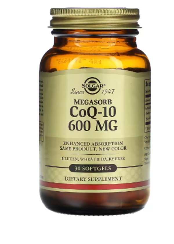 Solgar, Megasorb CoQ-10, 600 mg, 30 Softgels