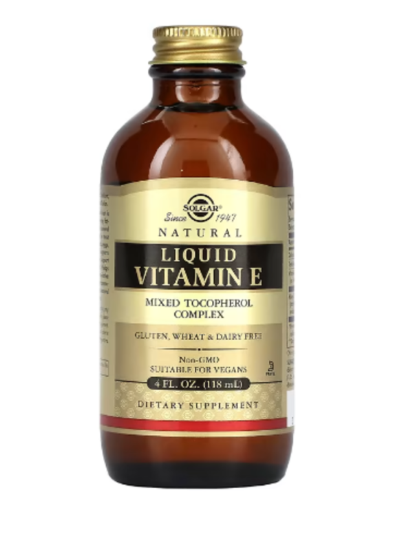 Solgar, Natural Liquid Vitamin E, 4 fl oz (118 ml)