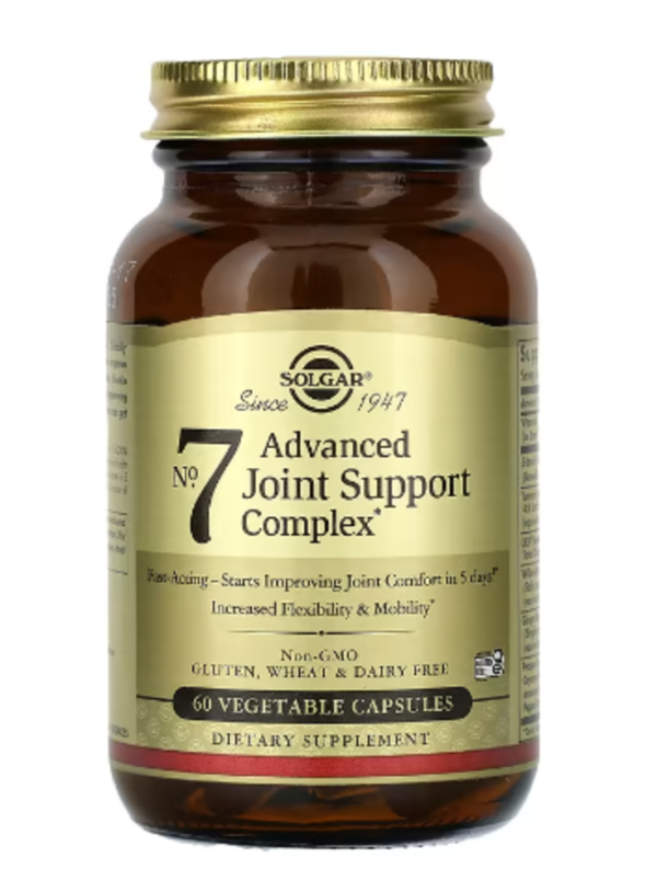 Solgar, No.7, Advanced Joint Support Complex, 60 Vegetable Capsules