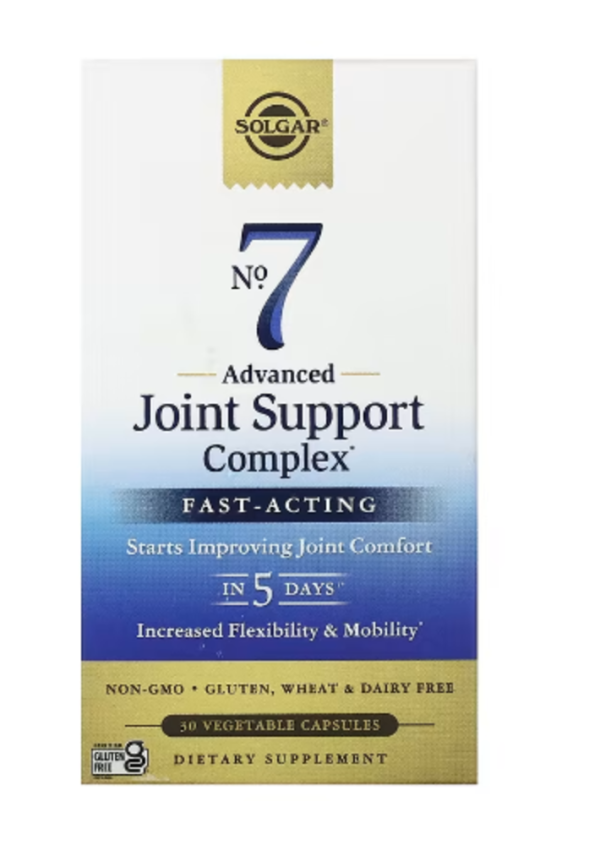 Solgar, No. 7, Advanced Joint Support Complex, 30 Vegetable Capsules