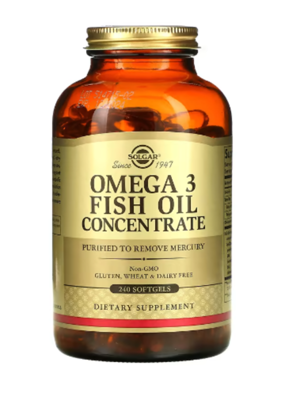 Solgar, Omega 3 Fish Oil Concentrate, 240 Softgels
