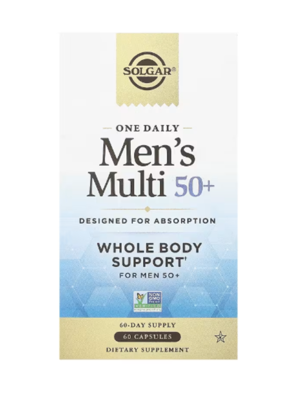 Solgar, One Daily Men's Multi 50+, 60 Capsules