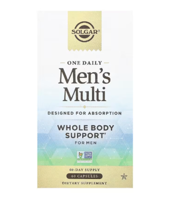Solgar, One Daily Men's Multi, 60 Capsules