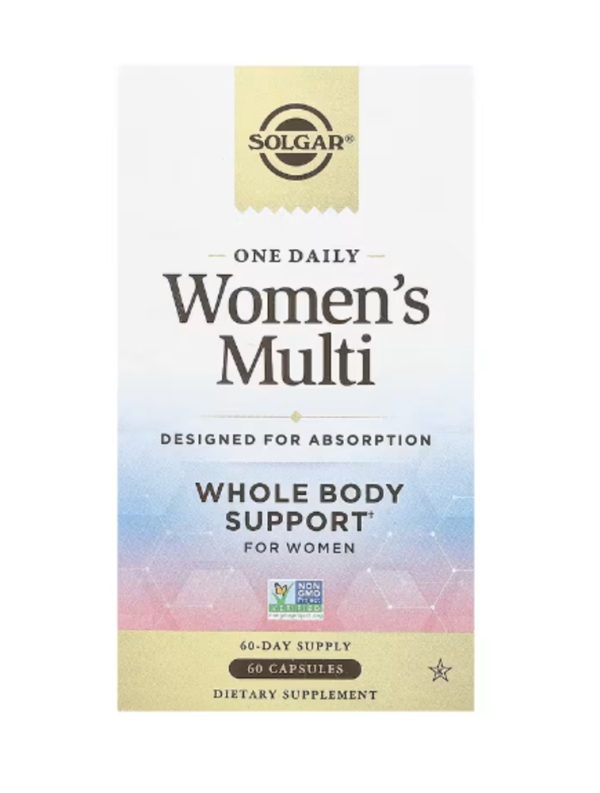 Solgar, One Daily Women's Multi, 60 Capsules