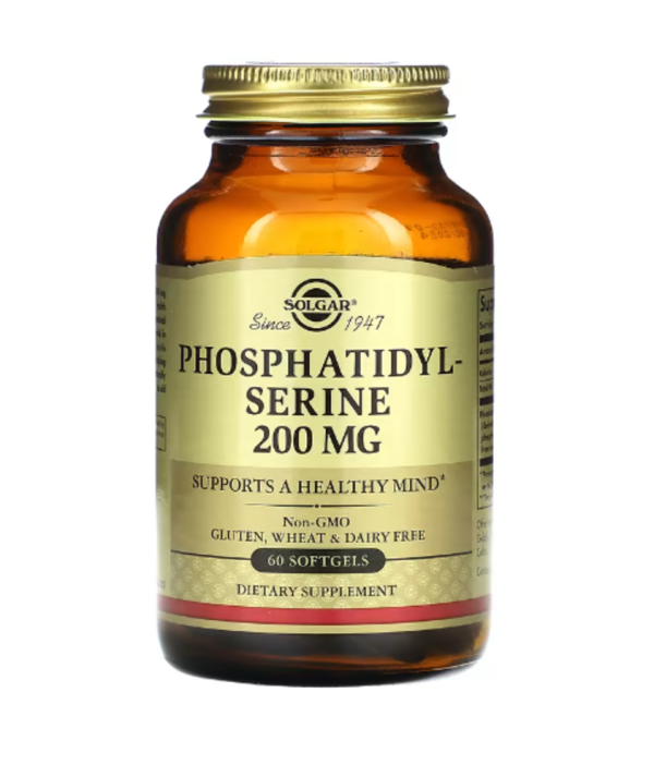 Solgar, Phosphatidylserine, 200 mg, 60 Softgels