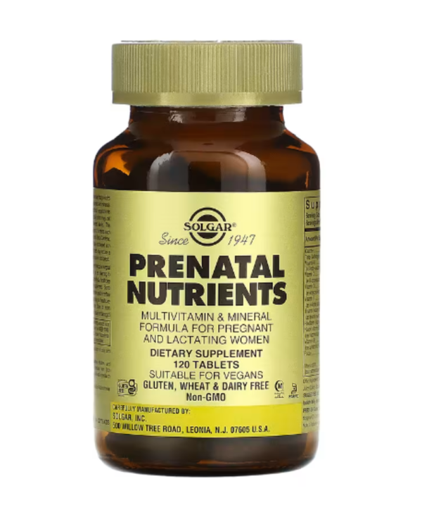 Solgar, Prenatal Nutrients, 120 Tablets