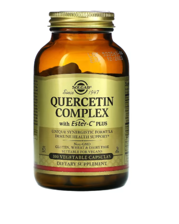 Solgar, Quercetin Complex with Ester-C Plus, 100 Vegetable Capsules