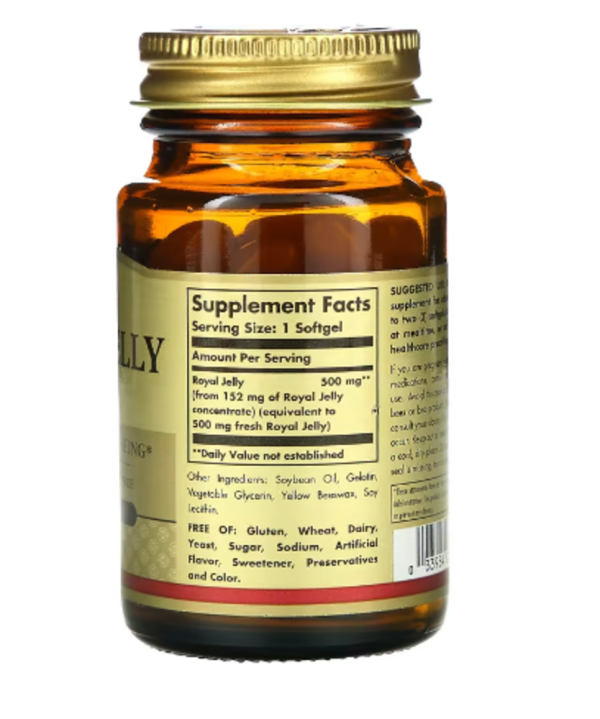 Solgar, Royal Jelly 500, 60 Softgels