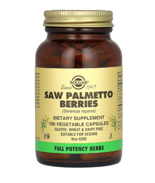 Solgar, Saw Palmetto Berries, 100 Vegetable Capsules