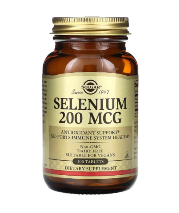 Solgar, Selenium, 200 mcg, 100 Tablets