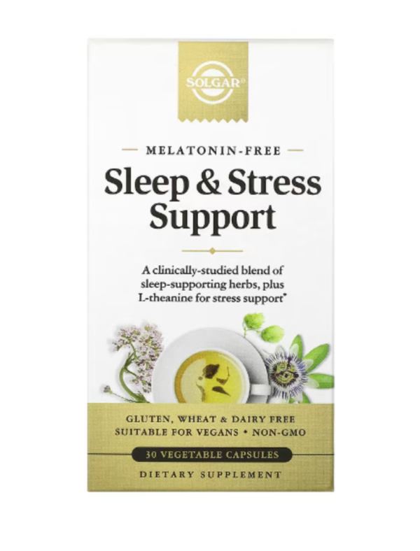 Solgar, Sleep & Stress Support, 30 Vegetable Capsules