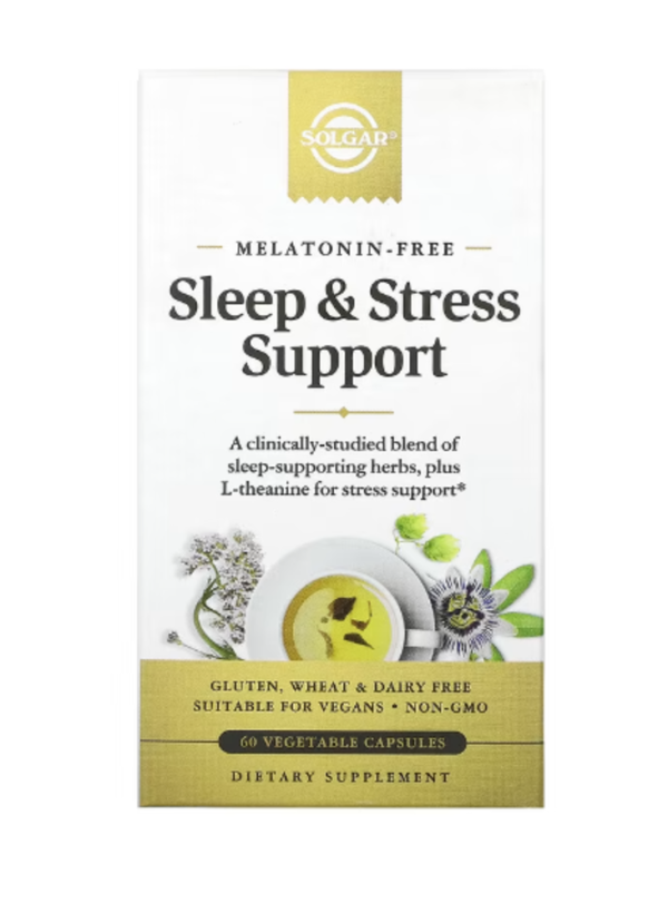 Solgar, Sleep & Stress Support, 60 Vegetable Capsules