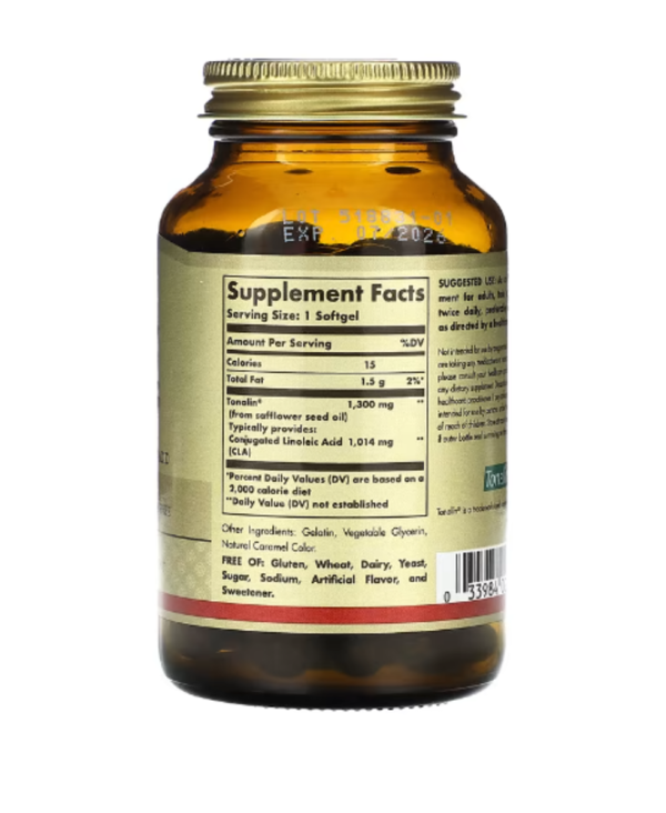 Solgar, Tonalin CLA, 1,300 mg, 60 Softgels