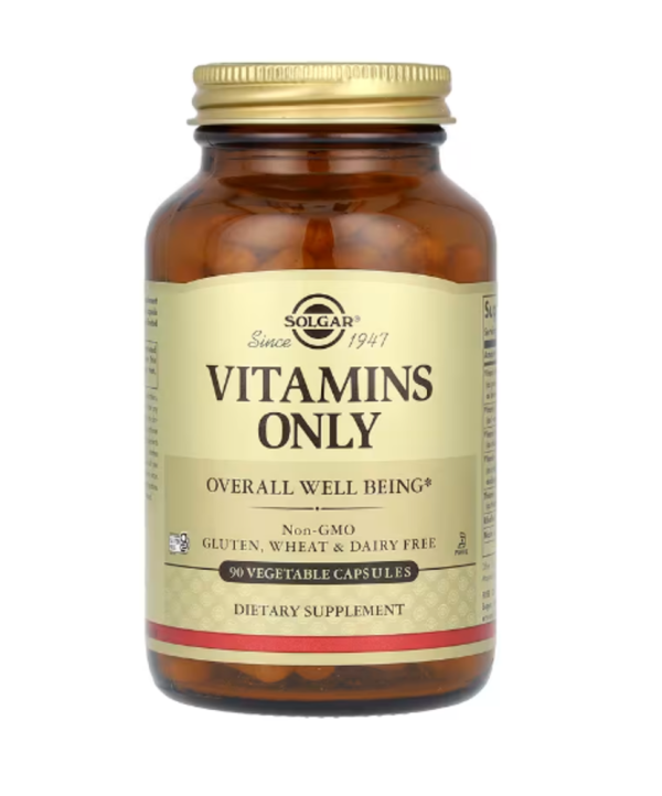 Solgar, Vitamins Only, 90 Vegetable Capsules