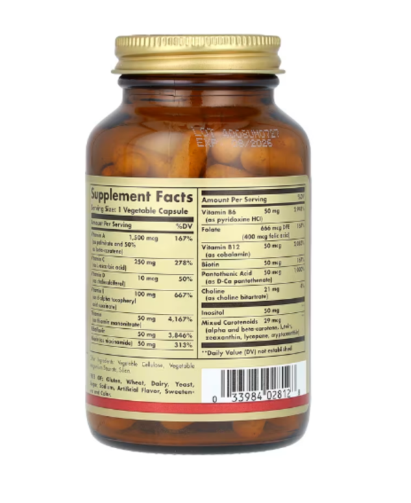 Solgar, Vitamins Only, 90 Vegetable Capsules