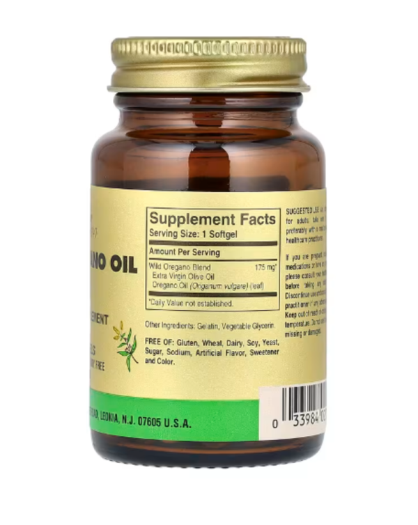 Solgar, Wild Oregano Oil, 60 Softgels