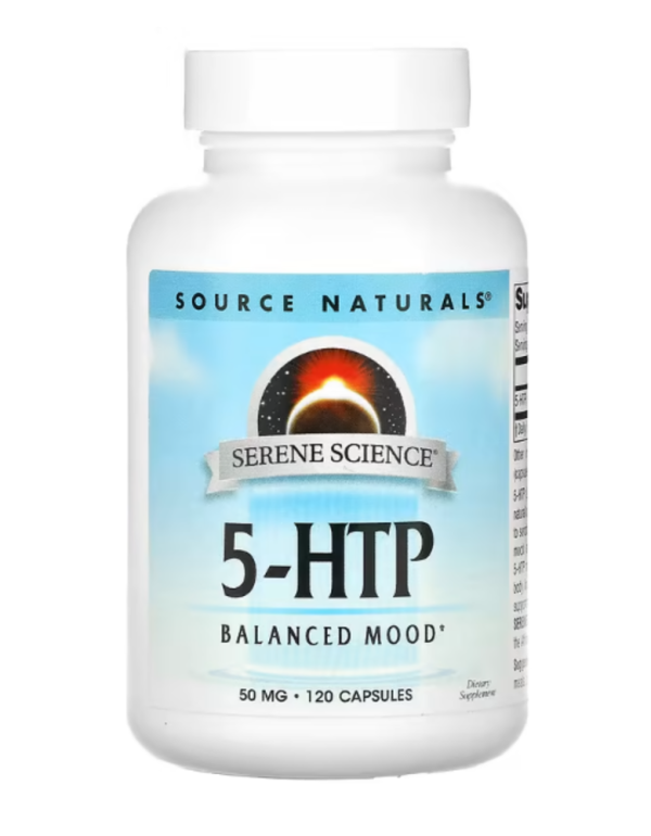 Source Naturals, 5-HTP, 50 mg, 120 Capsules