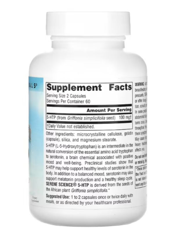 Source Naturals, 5-HTP, 50 mg, 120 Capsules