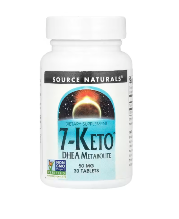 Source Naturals, 7-Keto®, DHEA Metabolite, 100 mg, 30 Tablets (50 mg per Tablet)