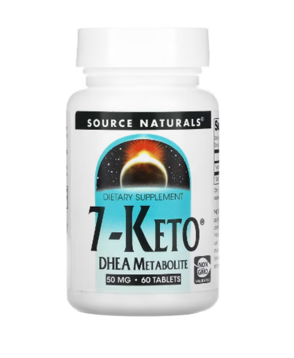 Source Naturals, 7-Keto, DHEA Metabolite, 50 mg, 60 Tablets